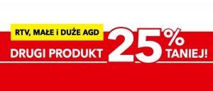 Rabat na drugi sprzęt RTV w RTV EURO AGD