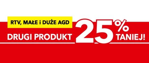 Rabat na drugi sprzęt RTV w RTV EURO AGD