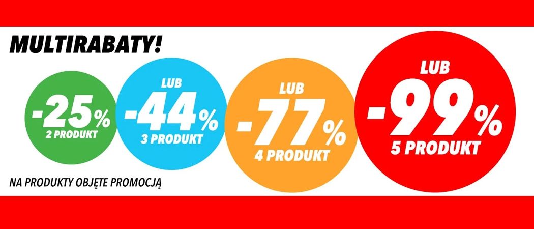 Promocja MULTIRABATY w Media Expert - kup wybrane RTV i zyskaj rabat na jeden ze sprzęt&oacute;w!