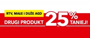 Rabat na drugi sprzęt RTV w RTV EURO AGD