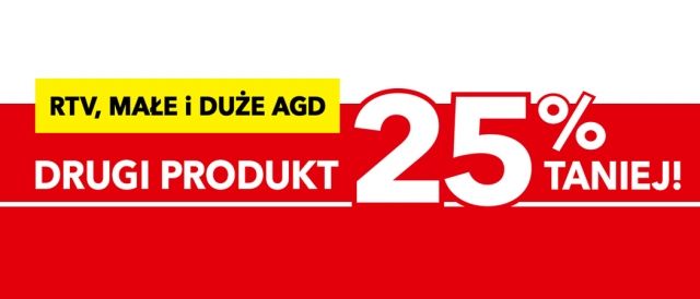 Rabat na drugi sprzęt RTV w RTV EURO AGD