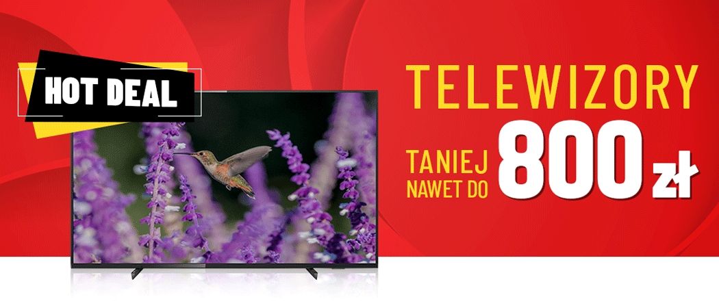 Promocja HOT DEAL NA TV w Neo24 - kup promocyjny telewizor nawet do 800 zł taniej z kodem rabatowym!