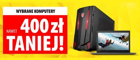 Promocja na komputery z procesorem Intel w Media Expert