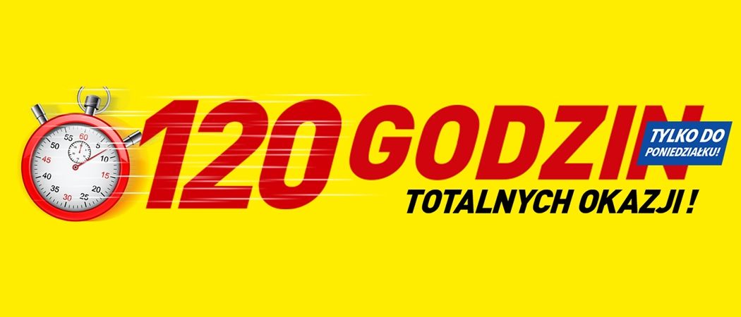 Kup wybrany sprzęt z dodatkową zniżką w promocji "120 godzin super okazji" w RTV EURO AGD!