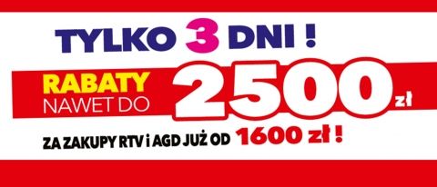 Promocja na telewizory i RTV w RTV EURO AGD