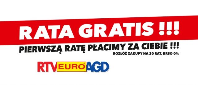 Rata gratis w RTV Euro AGD