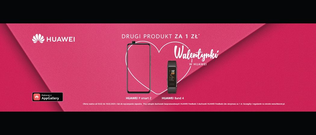 Promocja Neonet - kup smartfon HUAWEI P smart Z i zyskaj opaskę Band 4 za 1 zł!