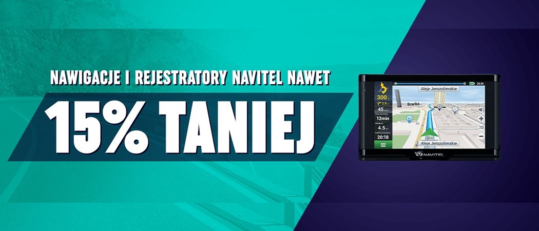 Promocja w sklepach NEONET - kup nawigację lub rejestrator NAVITEL z 15% rabatu!