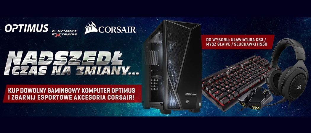 Kup komputer Optimus i zyskaj gamingowe akcesoria w prezencie!