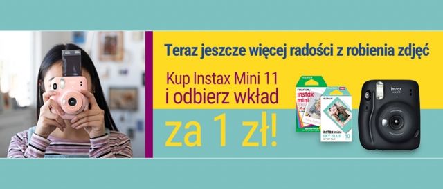Promocja na aparaty INSTAX w RTV EURO AGD