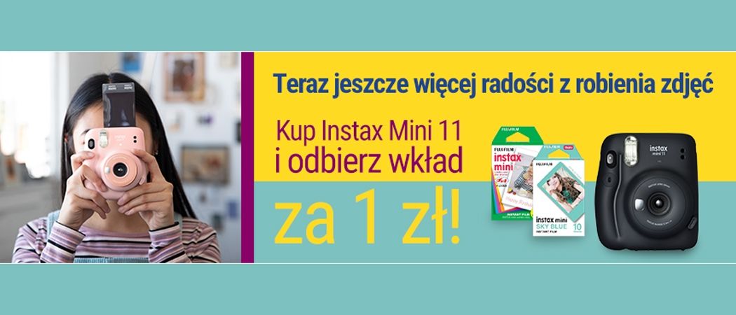 Promocja INSTAX w RTV EURO AGD - kup wybrany aparat i zyskaj wkład za 1 zł!