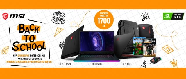 Promocja BACK TO SCHOOL MSI 