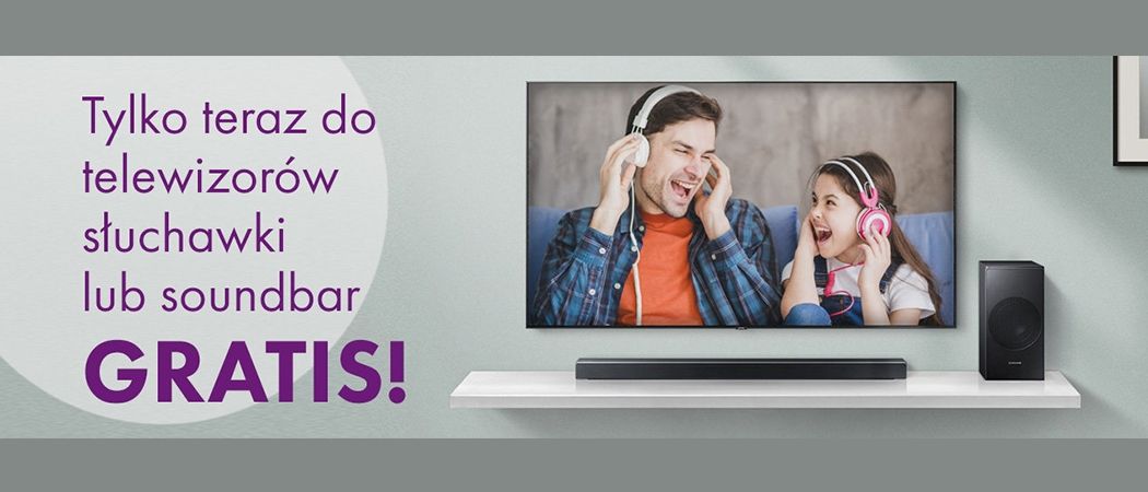 Kup telewizor objęty promocją i odbierz w prezencie słuchawki lub soundbar w promocji Vobis!