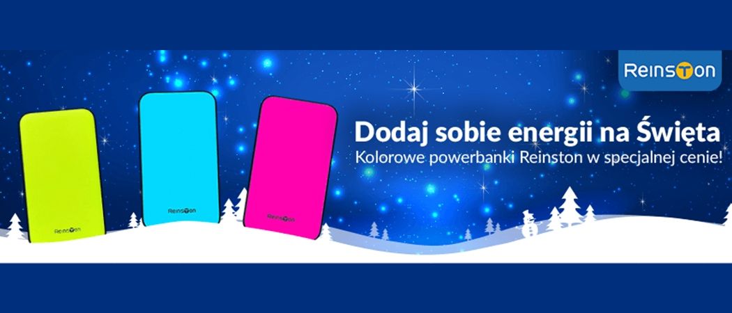 10% rabatu na powerbanki Reinston w promocji w sklepach RTV EURO AGD!