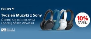 Promocja na słuchawki SONY w Media Markt