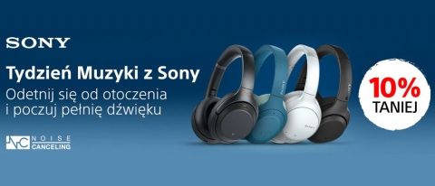 Promocja na słuchawki SONY w Media Markt