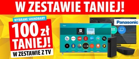 Promocja na telewizory i soundbary Panasonic w Media Expert