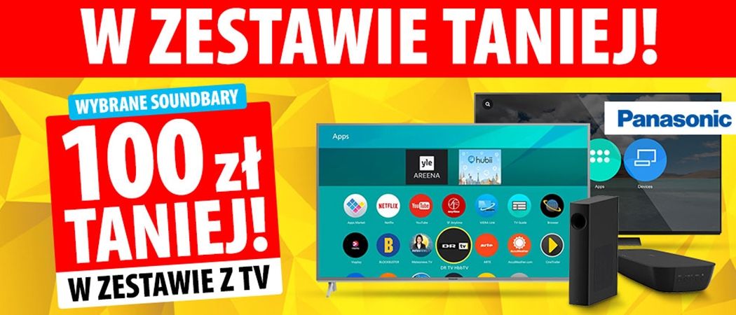 Promocja w Media Expert - kup telewizor Panasonic i odbierz rabat na soundbar!