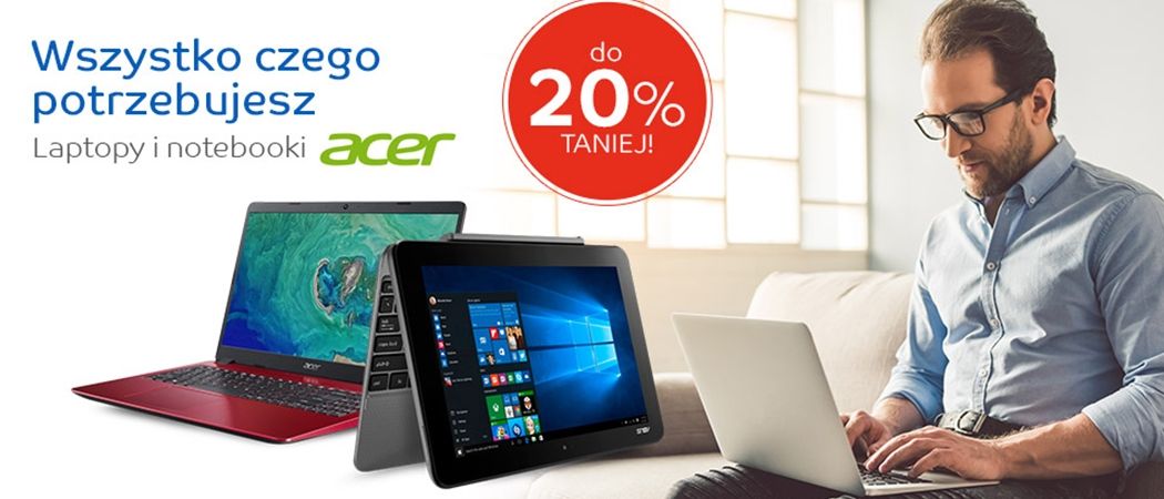 Promocja w eMAG - kup wybrany laptop ACER nawet do 20% taniej!