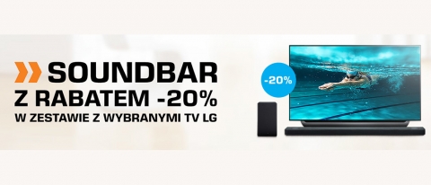 Rabaty na soundbar z telewizorem LG w SATURN!