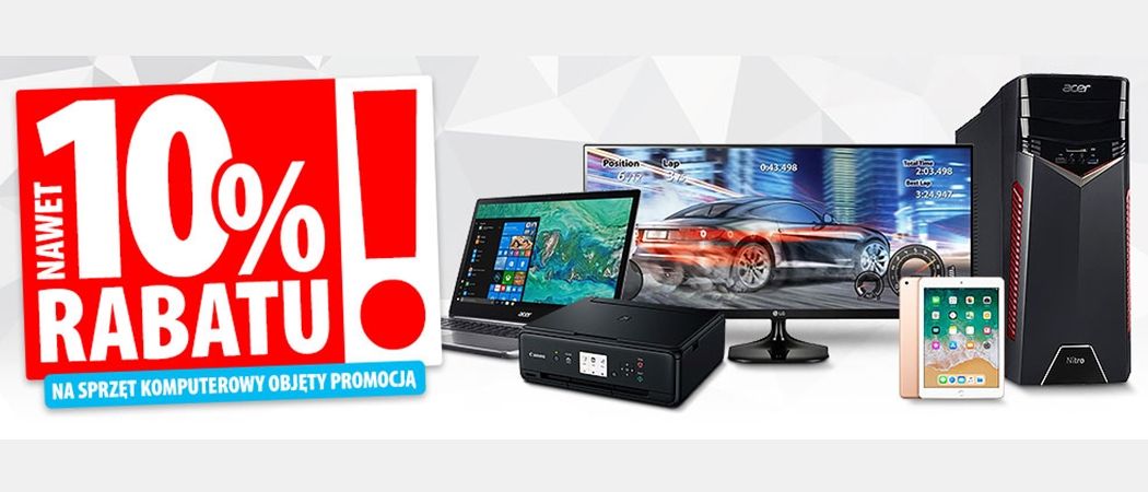 Promocja w Media Expert - kup wybrany sprzęt komputerowy do 10% taniej!
