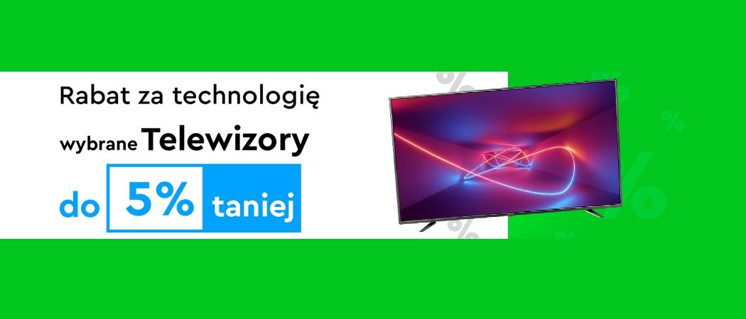 Kup wybrany telewizor z dodatkowym rabatem w promocji w Ole Ole!