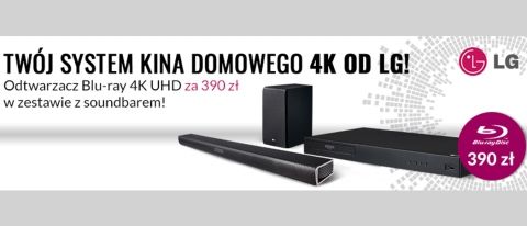 Rabat na odtwarzacz przy zakupie soundbara LG w RTV EURO AGD