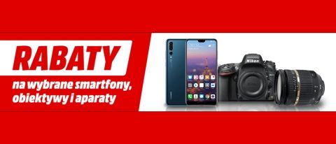 Promocja na smartfony, aparaty, kamery i obiektywy w Media Markt