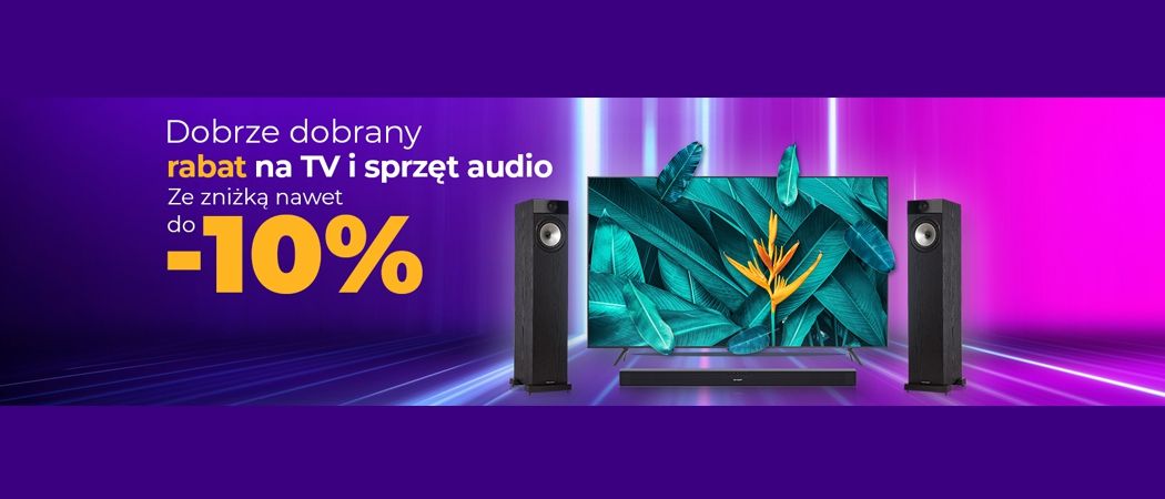 Promocja Neo24 na telewizory i audio - kup taniej z kodem rabatowym promocyjny telewizor, soundbar i wiele innych!