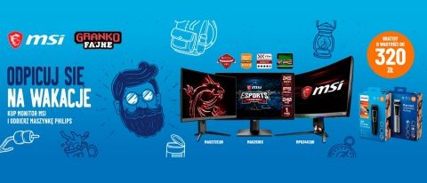 Promocja na monitory MSI