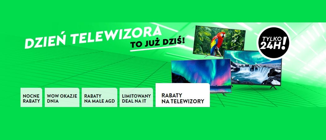 Promocja DZIEŃ TELEWIZORA w Ole Ole - kup wybrany telewizor taniej z kodem rabatowym!