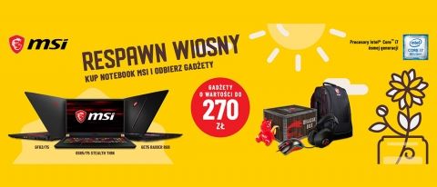Promocja na laptopy MSI w Media Expert