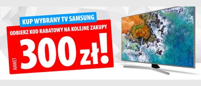 Promocja na telewizory SAMSUNG w Media Expert
