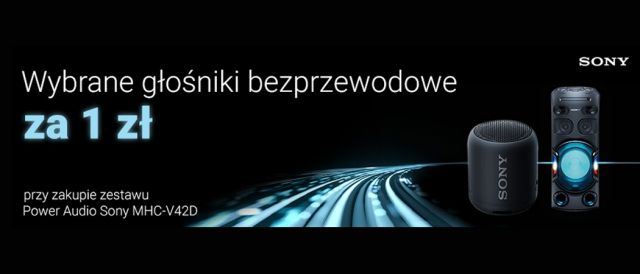 Promocja na zestawy muzyczne SONY w RTV EURO AGD