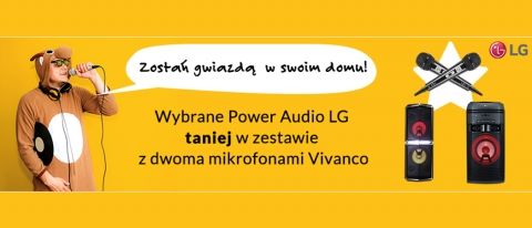 Promocja na zestaw audio LG w RTV EURO AGD