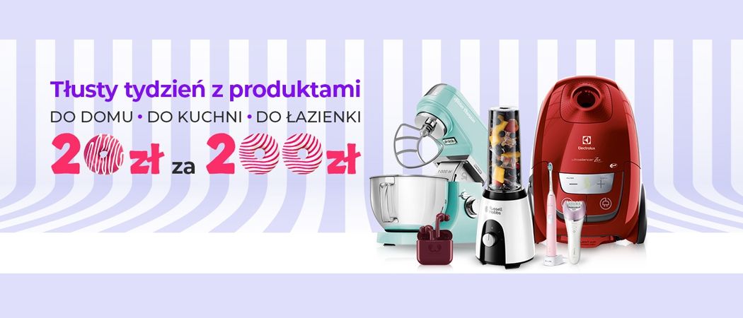Promocja TŁUSTY TYDZIEŃ w Neo24 - kup wybrane RTV i zyskaj 20 zł rabatu za każde wydane 200 zł!