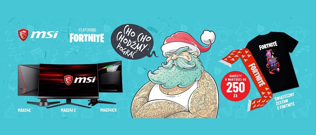 Kup produkty MSI i zgarnij ekskluzywny zestaw Fortnite o wartości 250 zł!