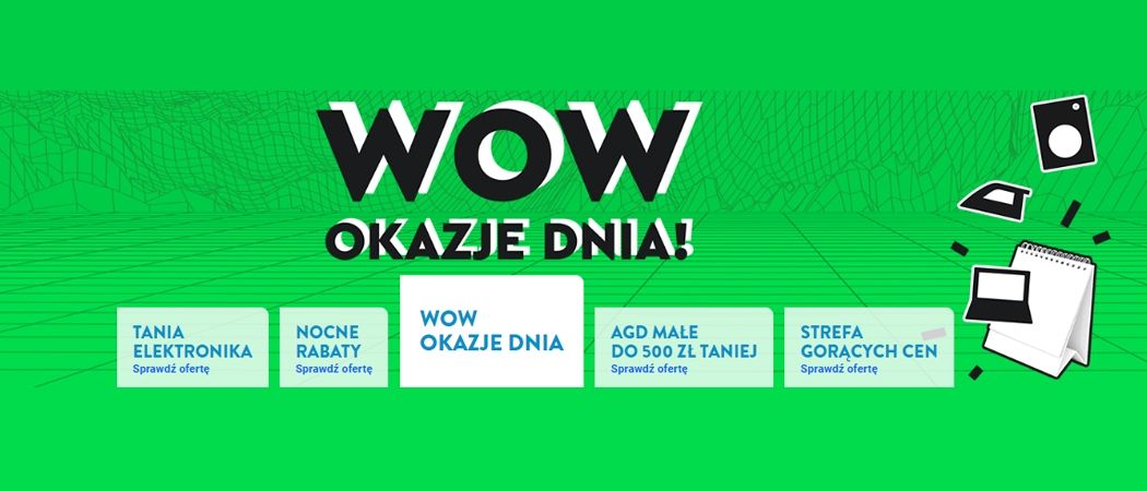 Promocja WOW! OKAZJE DNIA! w Ole Ole - kup jeszcze taniej wybrane RTV!