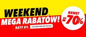 Promocja WEEKEND MEGA RABAT&Oacute;W w Media Expert