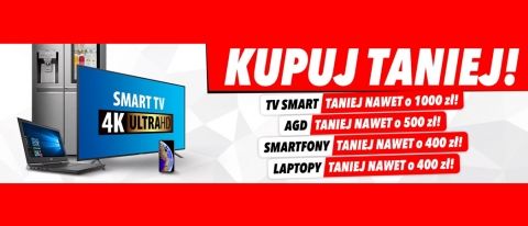 Promocja KUPUJ TANIEJ! w Media Expert
