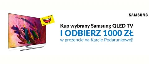 Promocja na telewizory SAMSUNG w RTV EURO AGD