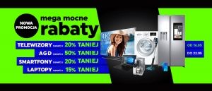 Promocja "Mega mocne rabaty" w NEONET