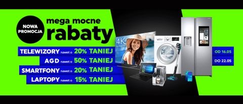 Promocja "Mega mocne rabaty" w NEONET