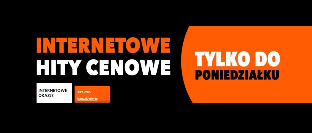 Promocja INTERNETOWE HITY CENOWE w RTV EURO AGD - kup taniej wybrane RTV!