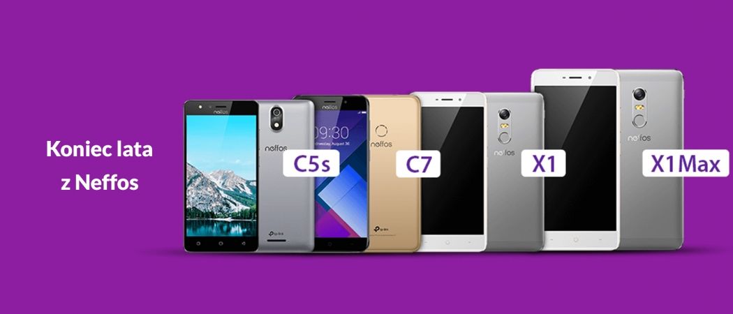 Promocja na smartfony - kup smartfon NEFFOS i odbierz dodatkowy rabat!