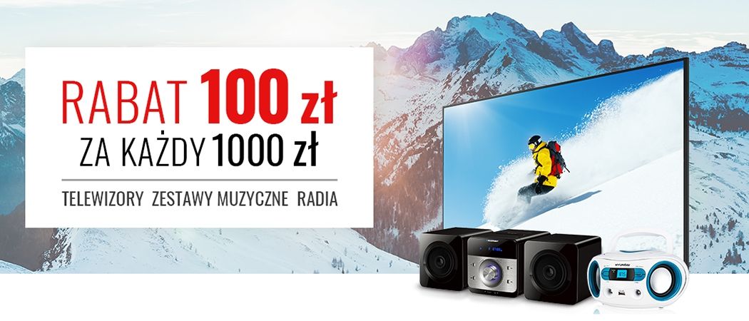Promocja na telewizory w Neo24 - kup promocyjny telewizor lub sprzęt audio i zyskaj dodatkowy rabat!