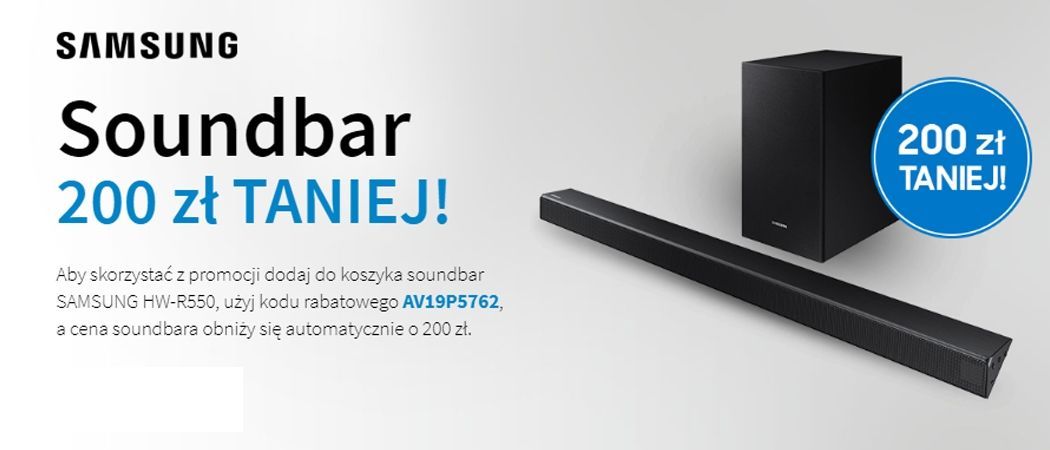 Kup wybrany telewizor lub sprzęt audio i odbierz nawet do 45% rabatu w promocji Avans!
