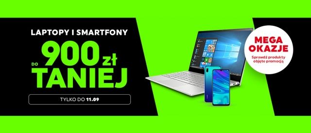 Promocja na laptopy i smartfony w NEONET