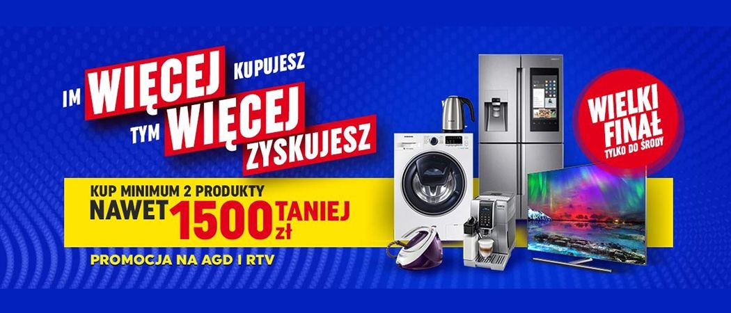 Kup sprzęty nawet do 1500 zł taniej w promocji "Więcej kupujesz, więcej zyskujesz" w Neonet!