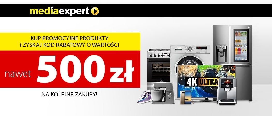 Promocja na telewizory, soundbary, kina i smartfony w Media Expert - odbierz bony gratis!